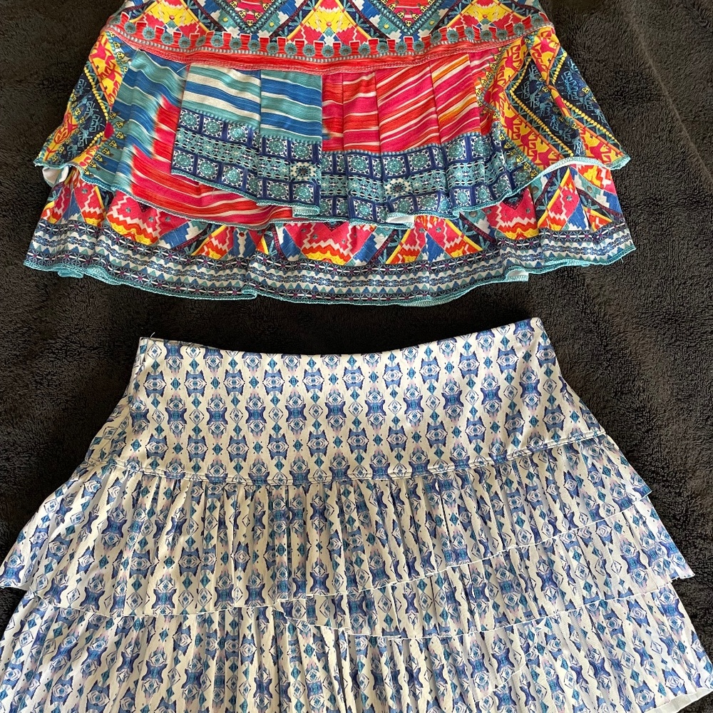 TWO Lucky in Love Pickleball/Tennis Skirts Size Small